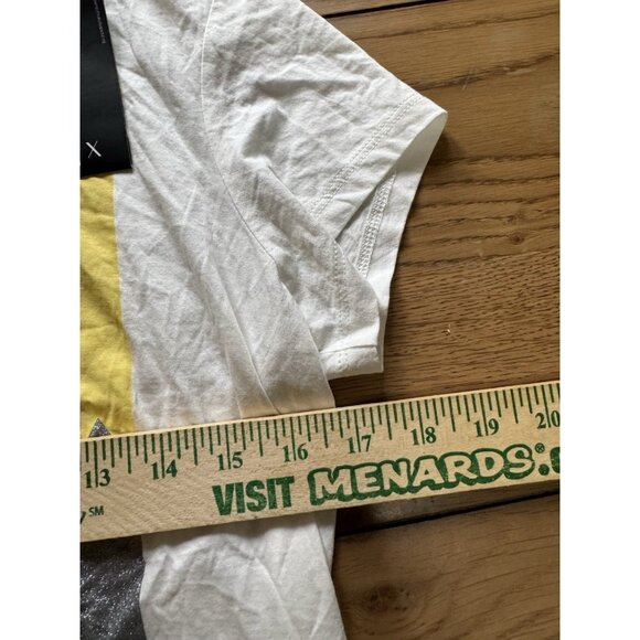 Armani Exchange AX Shirt Women Size Large Cotton Short Sleeve Graphic Print NWT - Picture 5 of 14